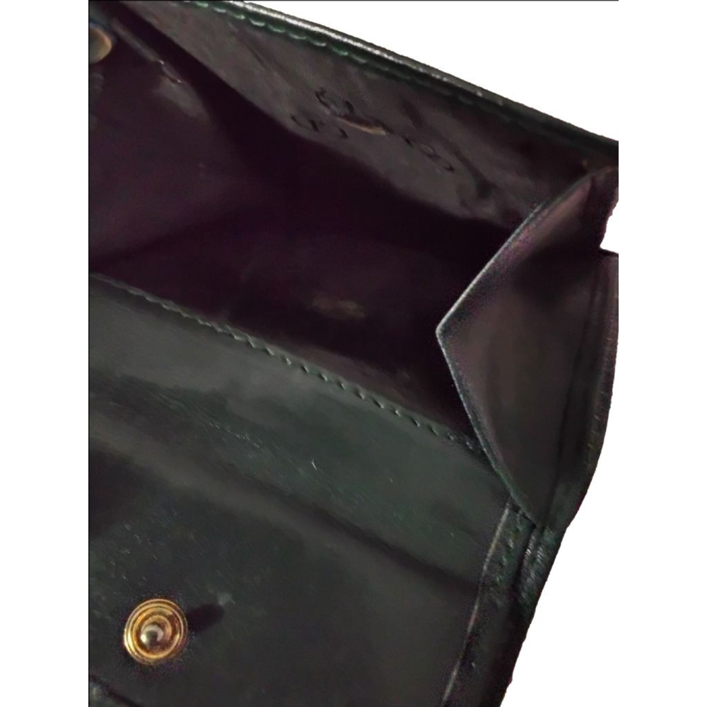 NEW ARRIVAL- Christian Dior Green Leather Vintage Bifold Compact Wallet - Picture 3 of 5